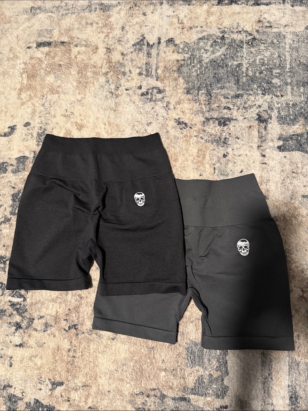 Skull Logo Bike Shorts